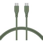 シルキータッチでからまりにくいソフトシリコン素材のUSB Type-C to USB Type-Cケーブル OWLTECH(オウルテック)