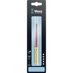 絶縁マイナスドライバービット 先細型/ステンレス製 (クラフトフォームコンパクト) Wera 絶縁マイナスドライバービット 先細型/ステンレス製 (クラフトフォームコンパクト) Wera
