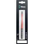 絶縁ポジドライバービット 先細型 (クラフトフォームコンパクト) Wera