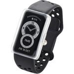 SW-HU221FCUCR HUAWEI Band 6 ケース カバー フルカバー ソフト 耐衝撃 側面 液晶 全面保護 スマートウォッチ クリア エレコム