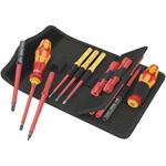 絶縁 差替式ドライバー ブレードセット インチサイズ (クラフトフォーム) Wera