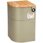 EV椅子 非常用備蓄品Bセット付 座面:天然木 防災用品 25-4546-0001 ライトゴールド 微笑(シコク) 690-613 テンネンボク シコク