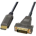 KM-HD21-FB100 HDMI-DVI AOCケーブル サンワサプライ
