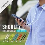 スマートフォン(汎用) ネックストラップ 「SHOULTY MULTI STRAP」 平紐タイプ 長さ調整 LEPLUS NEXT