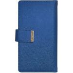 スマホ汎用ケース 手帳型 多収納カードホルダー ルーペ付き エアージェイ