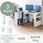 100-DESKH065W デスク サンワダイレクト