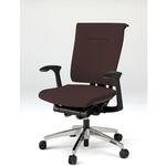 セレーオ チェア クロスバック 固定肘 ハンガー アルミミラー脚<配送時組立サービス付> イトーキ