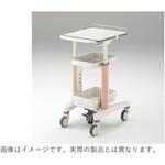 メディワークカート 天板昇降(ウレタンエッジ)・固定トレイ2段<配送時組立サービス付> イトーキ