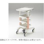 メディワークカート 天板昇降(ウレタンエッジ)・固定トレイ3段<配送時組立サービス付> イトーキ