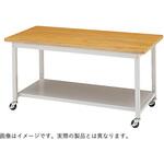 WBD-5740 ワークベンチWB型 可動作業台 150kg仕様 リノリューム W1500×D750<配送時組立サービス付> イトーキ