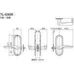 TOMFU リヴィエール交換商品 G9 R座空錠 TL錠 長沢製作所