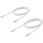 USB-C to C ケーブル 2本セット PD最大100W なめらか シリコン 高速充電 MacBook/iPad/PC等対応 エレコム