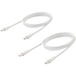 USB-C to C ケーブル 2本セット PD最大100W なめらか シリコン 高速充電 MacBook/iPad/PC等対応 エレコム USB-C to C ケーブル 2本セット PD最大100W なめらか シリコン 高速充電 MacBook/iPad/PC等対応 エレコム