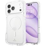 iPhone 17 Pro Max ケース ハイブリッド 衝撃吸収 MAGKEEP 磁力装着ワイヤレス充電対応 黄変防止 Grippy エレコム