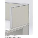 CRYデスク 机上サイドパネル D627×H320<配送時組立サービス付> イトーキ