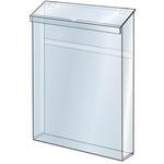 PGSKK-G-W225H-S ポスターグリップスタンド看板用カタログケース単品(屋外用) 背面レール：シルバー 常磐精工