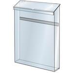 PGSKK-G-W225H-B ポスターグリップスタンド看板用カタログケース単品(屋外用) 背面レール：ブラック 常磐精工