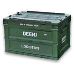 DEEN折り畳みコンテナ マットアーミーグリーン 50L DEEN