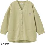 822355 斜め釦ホールゆったりカーディガン 愛情介護 822355 斜め釦ホールゆったりカーディガン 愛情介護