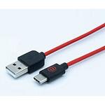 USB-Cケーブル [充電 /転送 /0.5m /USB2.0]  レッド GP-USBAC50CM/R GOPPA
