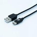 USB-Cケーブル [充電 /転送 /1.0m /USB2.0]  ブラック GP-USBAC1M/B GOPPA