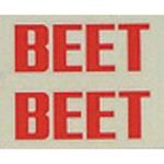 BEETステッカー SMALL (アカ) BEET