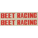 BEET RACINGステッカー (アカ) BEET