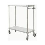 ガルバリウムワゴン35×90cm 2段 ポール H900mm 取っ手付き TGGS2-35909シリーズ アイ・エル・シー
