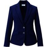 EAJ685 ENJOY ジャケット STRETCH KNIT 685-2 ネイビー EAJ685シリーズ カーシーカシマ
