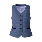 EAV684 ENJOY ベスト TWEEDY CHECK ピンク EAV684シリーズ カーシーカシマ