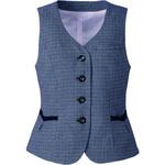 EAV684 ENJOY ベスト TWEEDY CHECK ピンク EAV684シリーズ カーシーカシマ