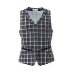ESV662 ENJOY ベスト AIR MESH CHECK ブラック ESV662シリーズ カーシーカシマ