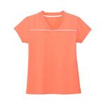 HEARTGREEN VネックTシャツ マンゴーオレンジ HM1589シリーズ カーシーカシマ