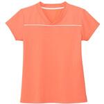 HEARTGREEN VネックTシャツ マンゴーオレンジ HM1589シリーズ カーシーカシマ