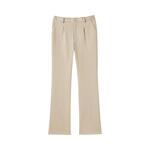 HEARTGREEN ニットストレートパンツ 脇ゴム仕様 カフェオレ HM1785シリーズ カーシーカシマ