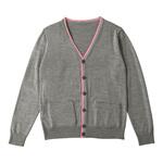 HEARTGREEN カーディガン RAINBOW CARDIGAN ストーン HM2472シリーズ カーシーカシマ