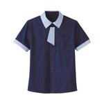 HEARTGREEN シャツブラウス KNITTI SHIRT NECKTIE 海 HM2629シリーズ カーシーカシマ