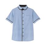 HEARTGREEN 半袖ニットシャツ KNITTI SHIRT WAFFLE 青空 HM2659シリーズ カーシーカシマ