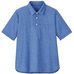 HEARTGREEN 台襟つきポロシャツ レイクブルー HSP017シリーズ カーシーカシマ