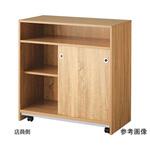 木製移動式カウンター キャスター付 61-809-53シリーズ アズワン