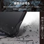 iPhone16 ケース ハイブリッド 衝撃吸収 カメラレンズ保護設計 ストラップホール付 フィルム付 ZEROSHOCK エレコム