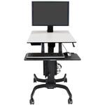 24-216-085 エルゴトロン WorkFit-C 中型ディスプレイHD 昇降式ワークステーション ブラック 30インチ(14.7kg)まで VESA規格対応 ERGOTRON(エルゴトロン)