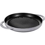 ストウブ ピュアグリル ラウンド 30cm グレー 40511-782 STAUB(ストウブ)