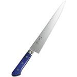 紋三郎 モリブデン鋼 ツバ付 青合板 筋引 27cm 正本