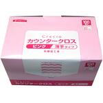 クレシア 抗菌カウンタークロス 薄手(100枚入)ピンク 65422 日本製紙クレシア