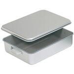 アルマイト 天ぷら入 A型(蓋付)251-FC 内面フッ素加工 413×313 オオイ金属