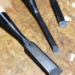 追入のみ 鍛接白鋼 24mm 白樫柄 角利(角利産業)