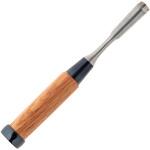 木彫細工のみ 赤樫柄 丸 12mm 角利(角利産業)