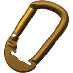 アルミカラビナ 6mm 金 角利(角利産業) アルミカラビナ 6mm 金 角利(角利産業)