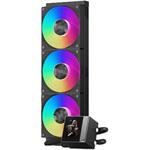 水冷CPUクーラー 120mmファンx3 [LGA115X/1200/1700/1851・AM4/AM5] DC360 PRO ARGB Display ブラック DC360-ARGB-BK PCCOOLER